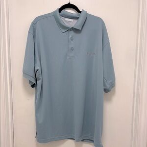Columbia PFG Men's light Blue shirt. See flaw 5th picture barely noticeable.